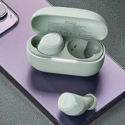 New Bluetooth Earbuds Wireless TWS Earphones In-Ear Earbuds Headset Stereo Sound with Mic Support APP for Android Ios
