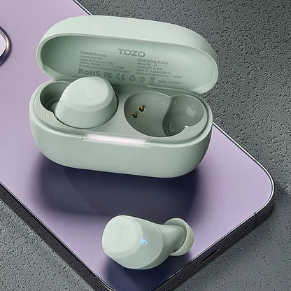 New Bluetooth Earbuds Wireless TWS Earphones In-Ear Earbuds Headset Stereo Sound with Mic Support APP for Android Ios
